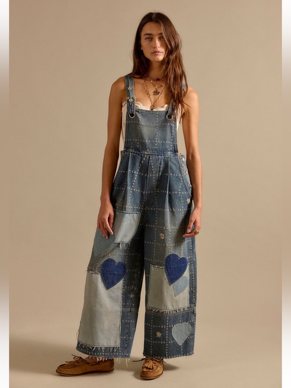NWT FREE PEOPLE WE THE FREE RAMBLER NOVELTY OVERALLS 💙